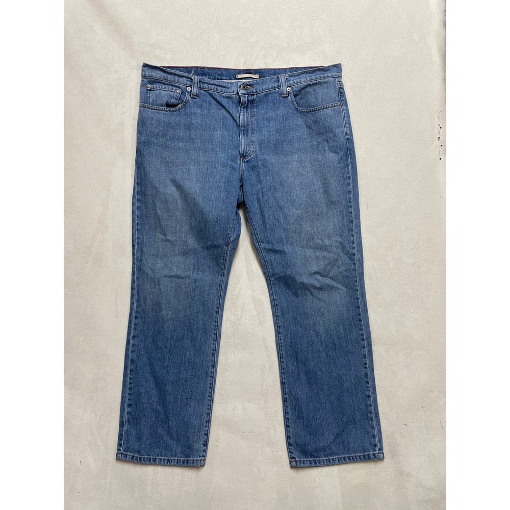 LL Bean Mens Standard Fit Blue Denim Jeans 40x29 298853